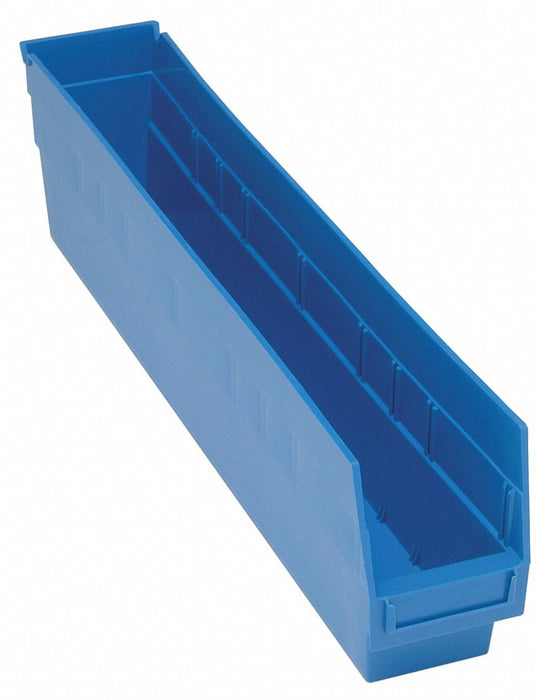 G7030 ShelfBin 23.625inL 4.375inW Plastic