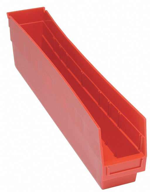 G7030 ShelfBin 23.625inL 4.375inW Plastic