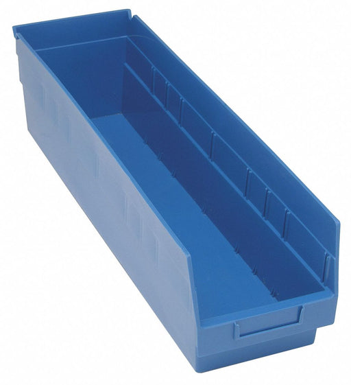 G7031 ShelfBin 23.625inL 6.625inW Plastic