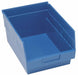 G7032 ShelfBin 11.625inL 8.375inW Plastic