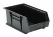 G7040 Hang and Stack Bin Black PP 6 in