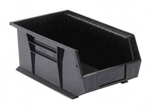 G7040 Hang and Stack Bin Black PP 6 in