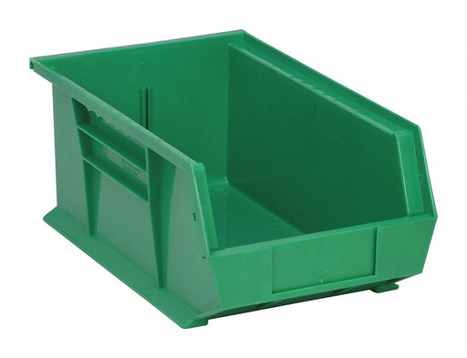 G7040 Hang and Stack Bin Green PP 6 in