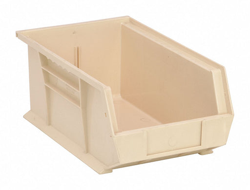 G7040 Hang and Stack Bin Ivory PP 6 in