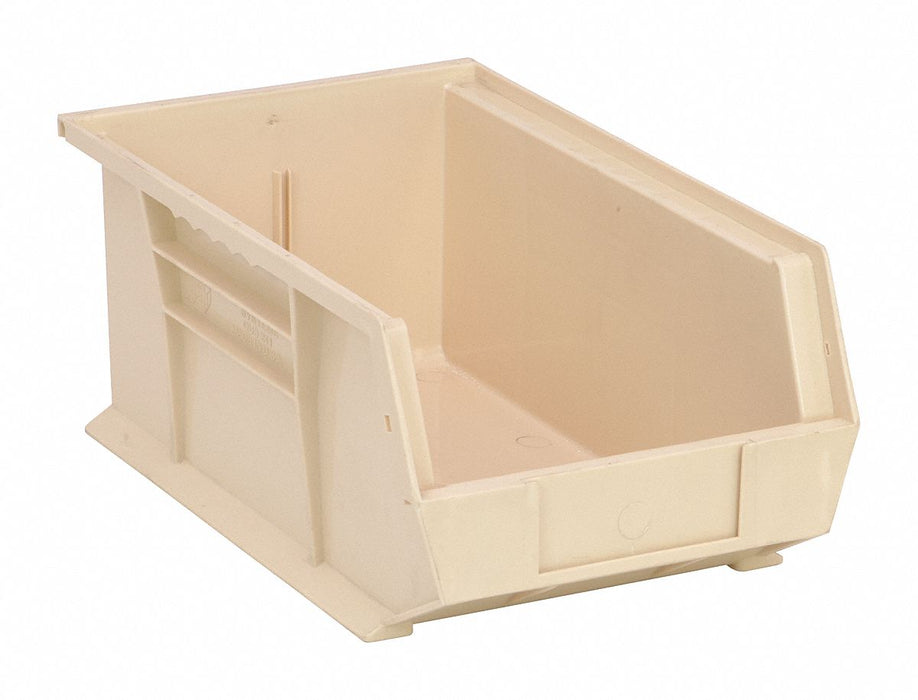 G7040 Hang and Stack Bin Ivory PP 6 in