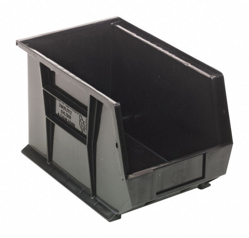 G7041 Hang and Stack Bin Black PP 8 in