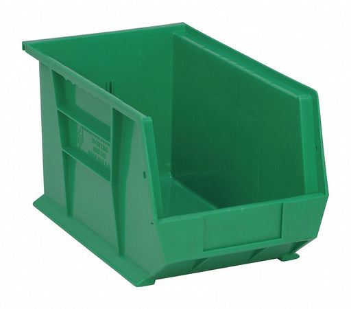 G7041 Hang and Stack Bin Green PP 8 in