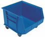 G7042 Mobile Bin Blue Polypropylene 11 in
