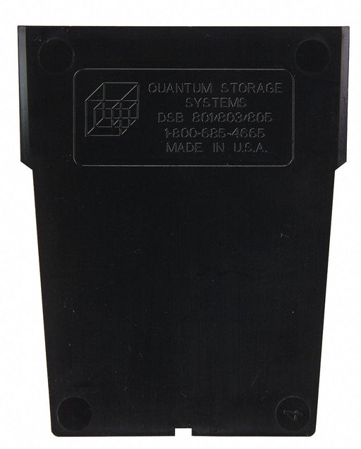 BinDivider 3inL Plastic Black PK50