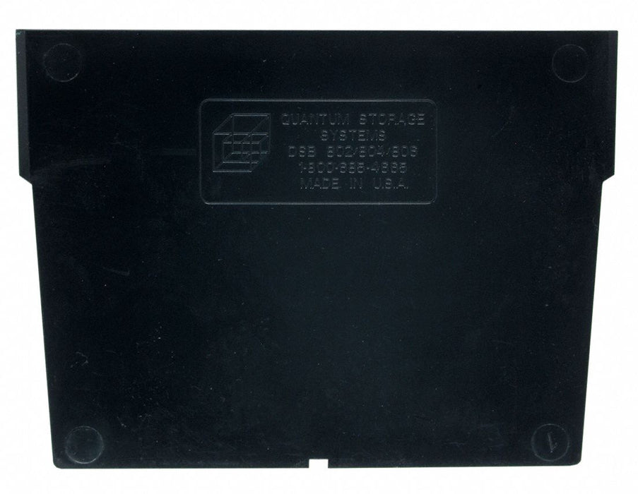 BinDivider 5.5inL Plastic Black PK50