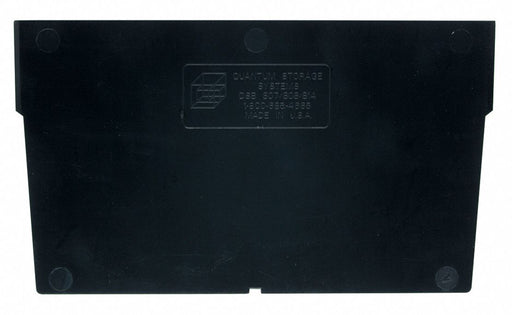 BinDivider 7.25inL Plastic Black PK50