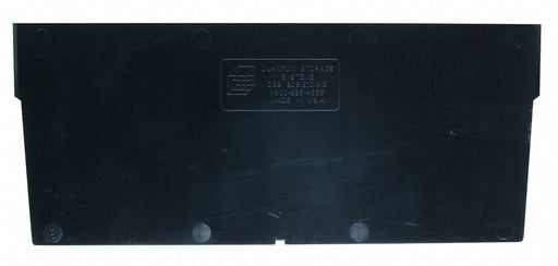 BinDivider 10inL Plastic Black PK50