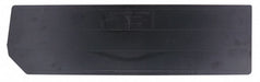BinDivider 28.375inL Plastic Black PK6