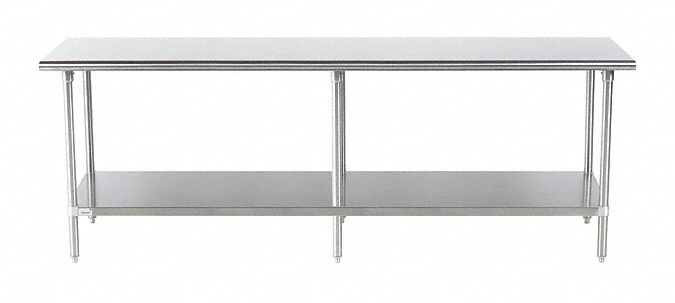 Rolled Edge Top Work Table