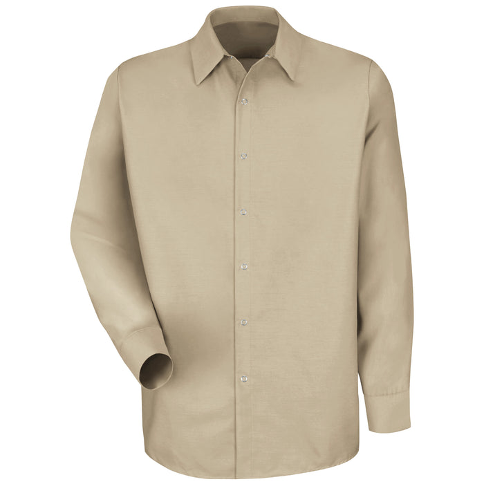 Men's Long Sleeve Specialized Pocketless Work Shirt