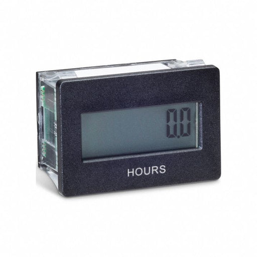 Hour Meter Snap In Rectangular LCD