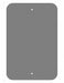 Blank Sign Aluminum 18 H 12 W 2 Holes