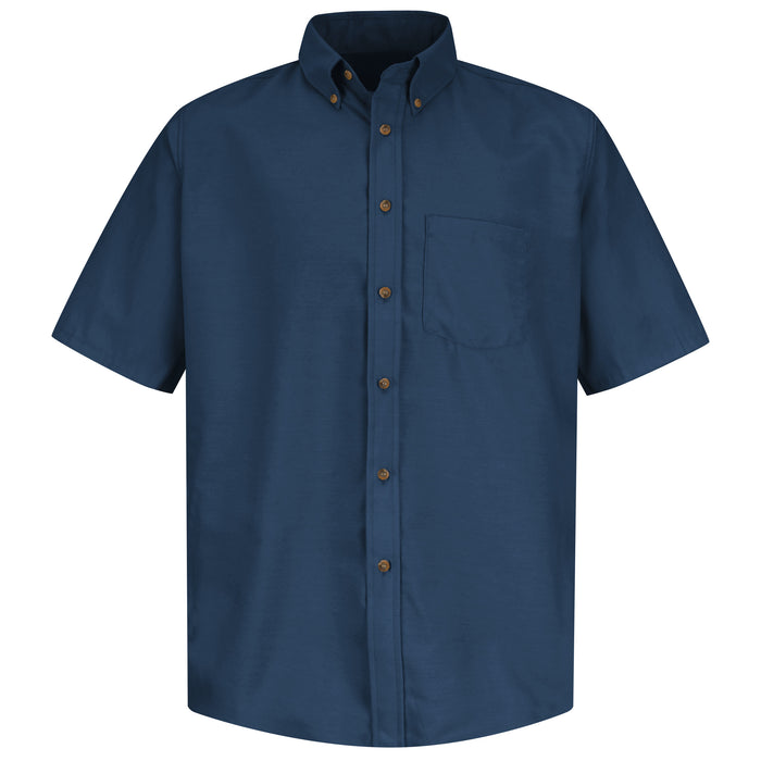 Men's Short Sleeve Poplin Dress Shirt