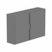 Strg Cab 22.25 x34 x8 19/32 Gray 1Shlv