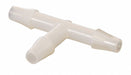 Barbed Tee Nylon Size 3/16 Natural