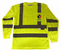 Long Sleeve HiViz Reflectve w/Mears logo