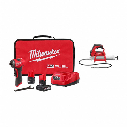 M12 FUEL Die Grinder Kit+ M12 Grease Gun