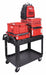 Utility Cart 500 lb 2 Shelves Black