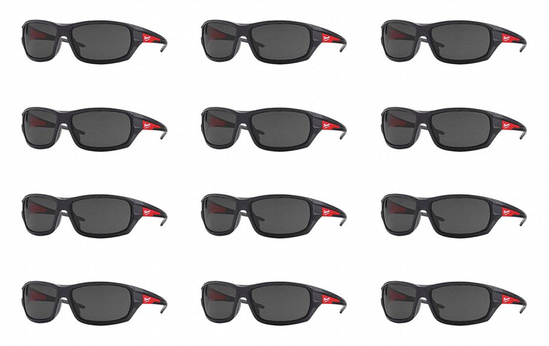 Safety Glasses 12 pk Black Frame