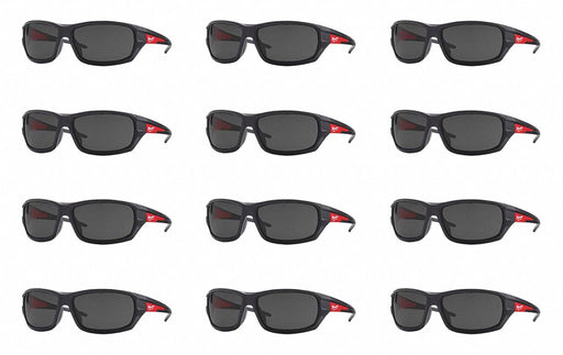Safety Glasses 12 pk Black Frame