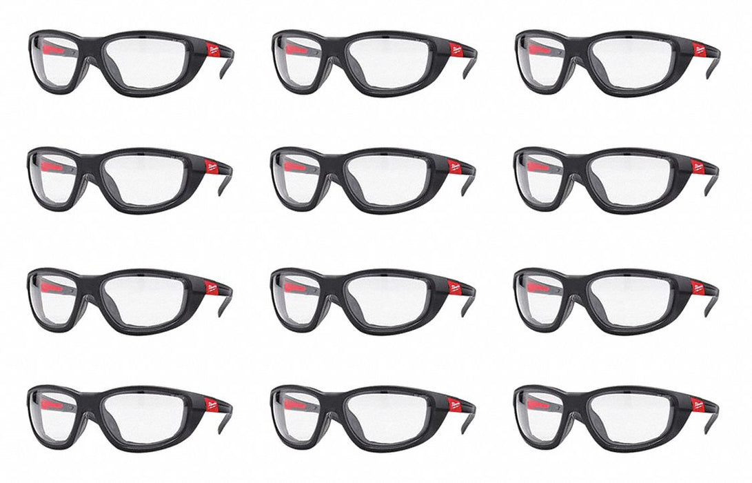 Safety Glasses 12 pk Clear Lens