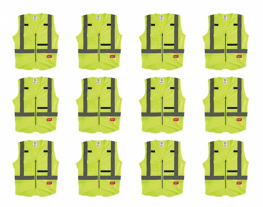 High Visibility Vest 12 pk 12 pk S/M