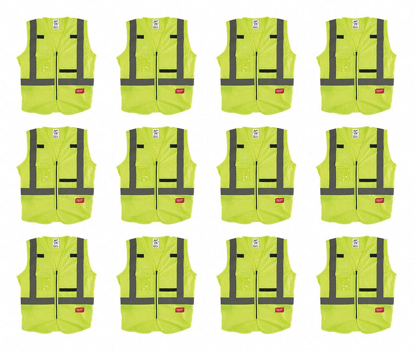 High Visibility Vest 12 pk L/XL