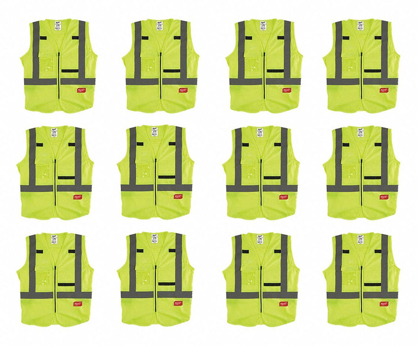 High Visibility Vest 12 pk L/XL
