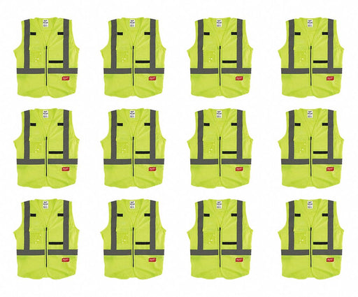 High Visibility Vest 12 pk 3XL/4XL