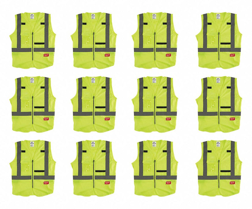 High Visibility Vest 12 pk 3XL/4XL