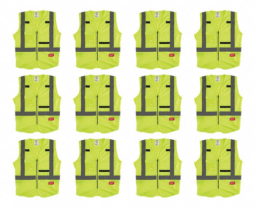High Visibility Vest 12 pk 3XL/4XL