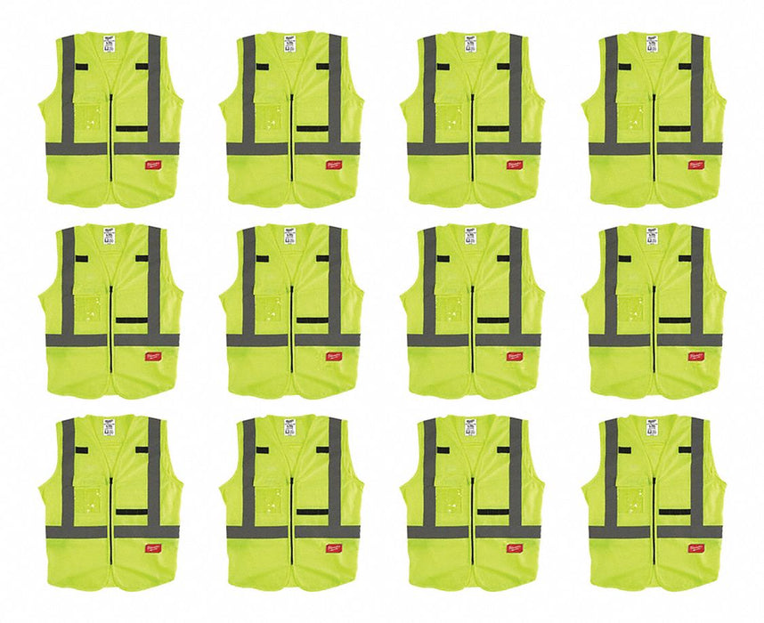 High Visibility Vest 12 pk 3XL/4XL