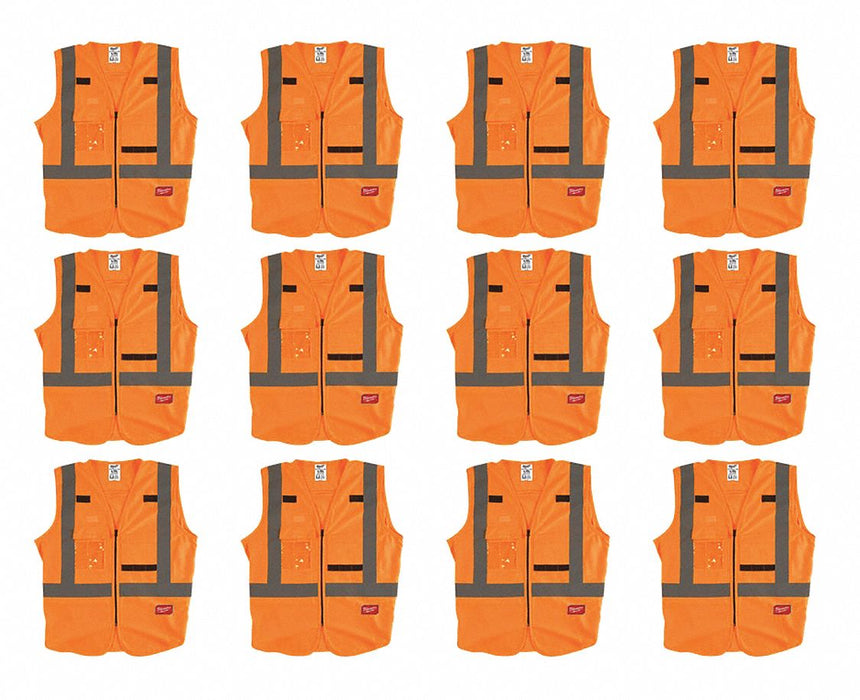High Visibility Vest 12 pk L/XL