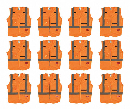 High Visibility Vest 12 pk 2XL/3XL