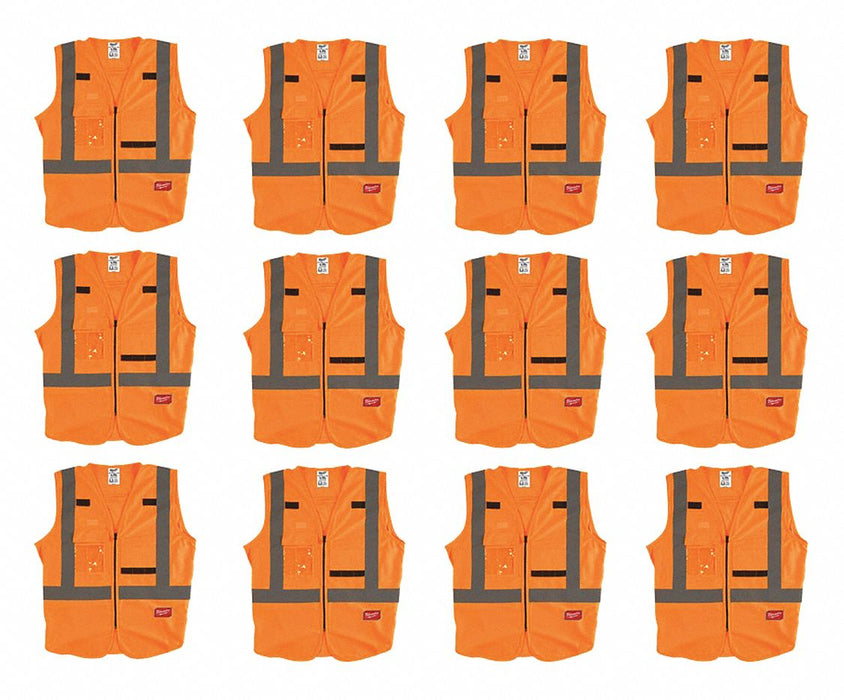 High Visibility Vest 12 pk 3XL/4XL