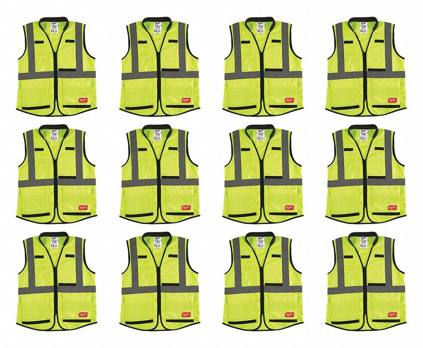 High Visibility Vest 12 pk L/XL
