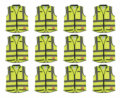 High Visibility Vest 12 pk 3XL/4XL