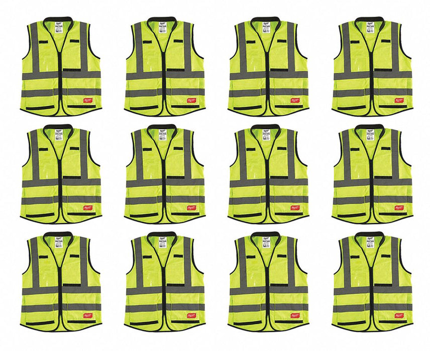 High Visibility Vest 12 pk 3XL/4XL