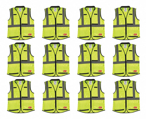 High Visibility Vest 12 pk 3XL/4XL