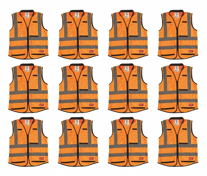 High Visibility Vest 12 pk S/M