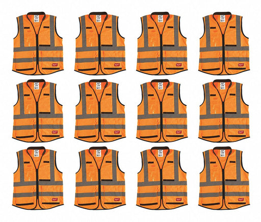 High Visibility Vest 12 pk L/XL