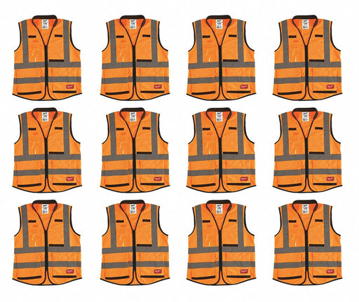 High Visibility Vest 12 pk 3XL/4XL