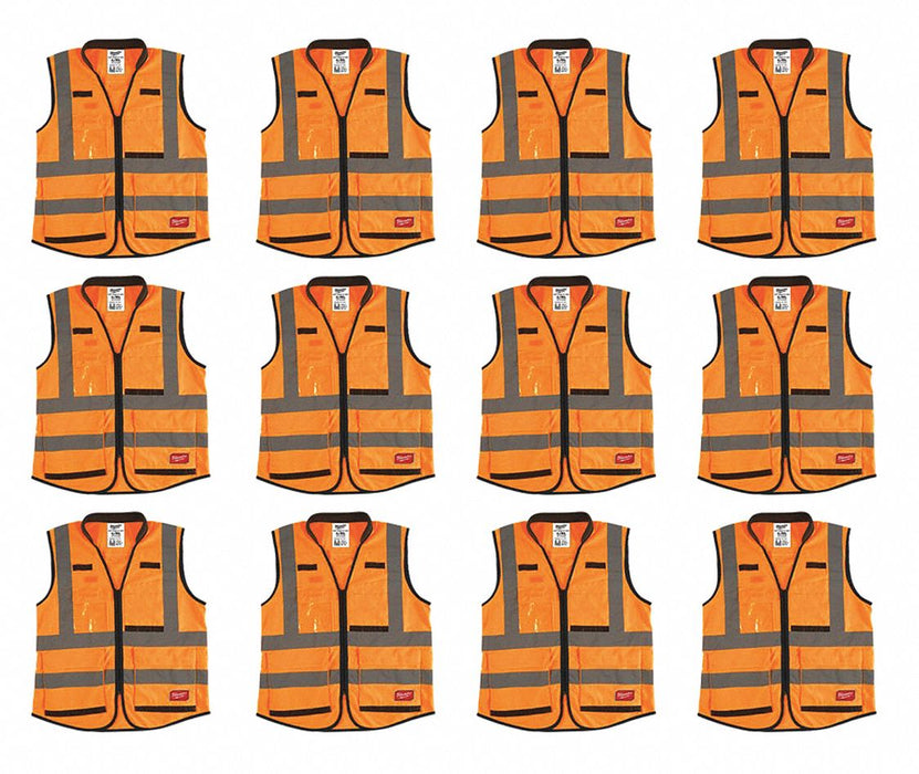 High Visibility Vest 12 pk 3XL/4XL