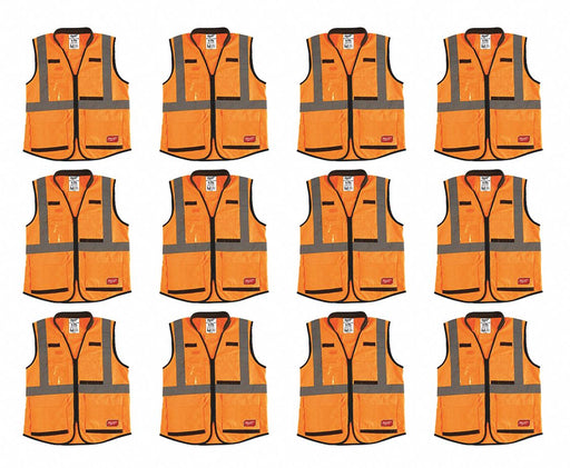 High Visibility Vest 12 pk 3XL/4XL