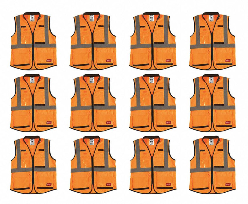 High Visibility Vest 12 pk 3XL/4XL